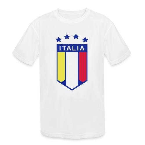 4 Star Italia Shield - Kids' Moisture Wicking Performance T-Shirt