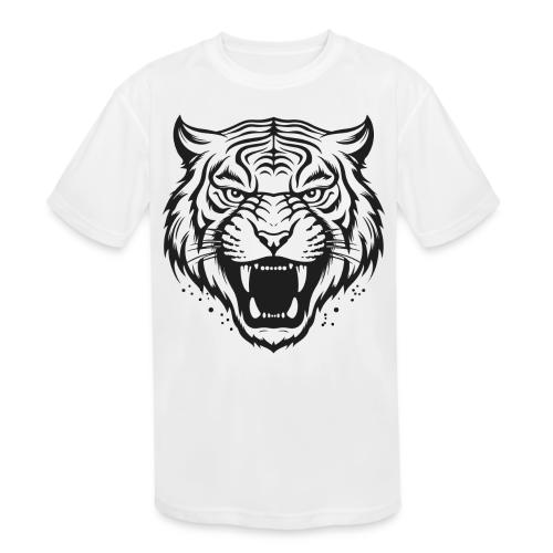 Wild Tiger Fashion, the fury of the feline tiger. - Kids' Moisture Wicking Performance T-Shirt