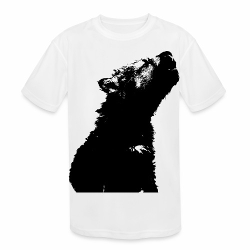 OnePleasure cool cute young wolf puppy gift ideas - Kids' Moisture Wicking Performance T-Shirt