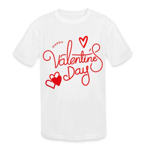 San Valentín, Moda Celebra Día 14 de Febrero - Kids' Moisture Wicking Performance T-Shirt