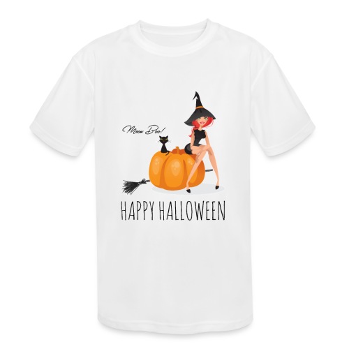 Happy Halloween - Kids' Moisture Wicking Performance T-Shirt