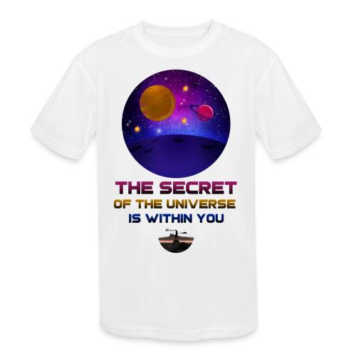 The Secret Of The Universe - Kids' Moisture Wicking Performance T-Shirt