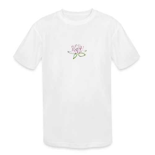 as lotus flower - Kids' Moisture Wicking Performance T-Shirt