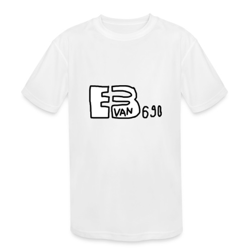 Evan3690 Logo - Kids' Moisture Wicking Performance T-Shirt