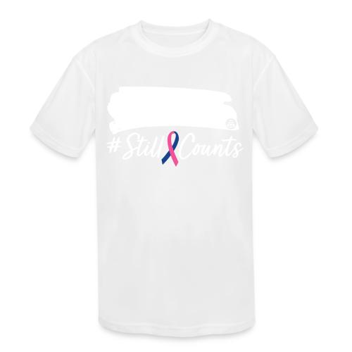 Your Baby #StillCounts (Customizable!) - Kids' Moisture Wicking Performance T-Shirt