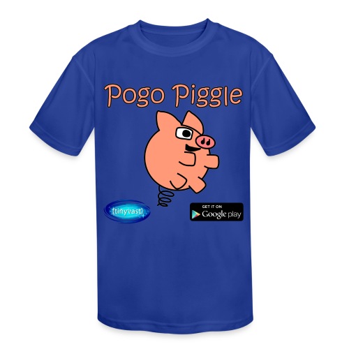 Pogo Piggle - Kids' Moisture Wicking Performance T-Shirt