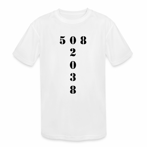 508 02038 franklin area/zip code - Kids' Moisture Wicking Performance T-Shirt