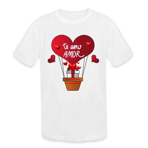 Fashion Valentine's Day Hearts, Gifts February 14 - Kids' Moisture Wicking Performance T-Shirt