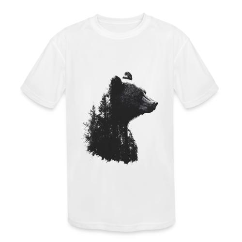 Forest Within the Bear - Kids' Moisture Wicking Performance T-Shirt