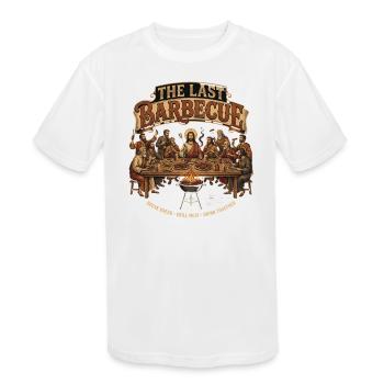 The Last Barbecue: Jesus Feast - Kids' Moisture Wicking Performance T-Shirt - white - Front