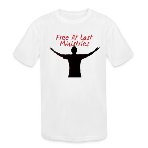 Free At Last Ministries Logo - Kids' Moisture Wicking Performance T-Shirt
