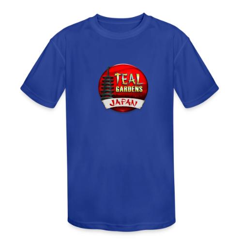 Teal Gardens - Kids' Moisture Wicking Performance T-Shirt