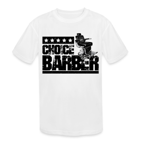 Choice Barber 5-Star Barber - Black - Kids' Moisture Wicking Performance T-Shirt
