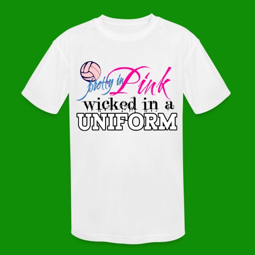 Wicked in Uniform Volleyball - Kids' Moisture Wicking Performance T-Shirt