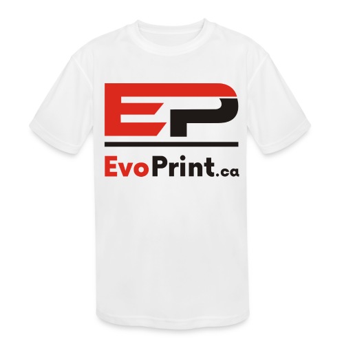Evo_Print-ca_PNG - Kids' Moisture Wicking Performance T-Shirt