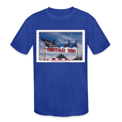 Priut Christmas Tree Shop - Kids' Moisture Wicking Performance T-Shirt