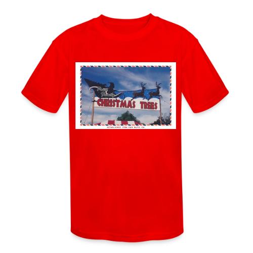 Priut Christmas Tree Shop - Kids' Moisture Wicking Performance T-Shirt