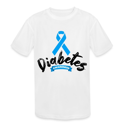 Diabetes Awareness - Kids' Moisture Wicking Performance T-Shirt