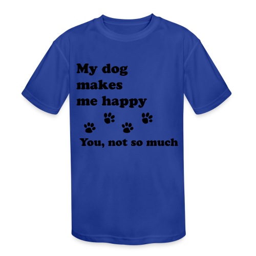 love dog 2 - Kids' Moisture Wicking Performance T-Shirt