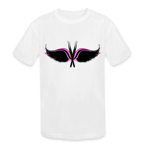 Lash Tweezer Wings black - Kids' Moisture Wicking Performance T-Shirt