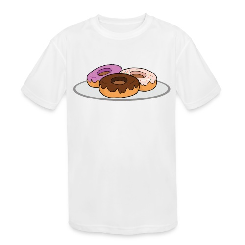 Donuts For Life - Kids' Moisture Wicking Performance T-Shirt