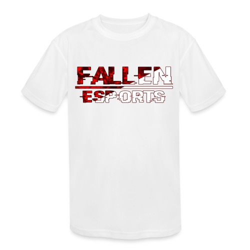 Fallen Esports Words Design - Kids' Moisture Wicking Performance T-Shirt