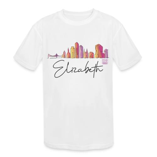 Elizabeth Skyline 03 - Kids' Moisture Wicking Performance T-Shirt
