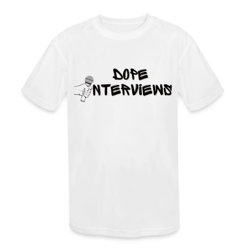 Dope Interviews alternate logo - Kids' Moisture Wicking Performance T-Shirt