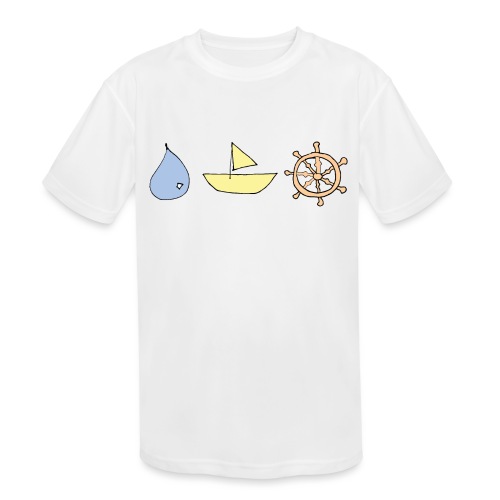 Drop, ship, dharma - Kids' Moisture Wicking Performance T-Shirt