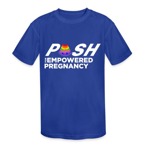 PUSH for LGBTQ+ Pride - Kids' Moisture Wicking Performance T-Shirt