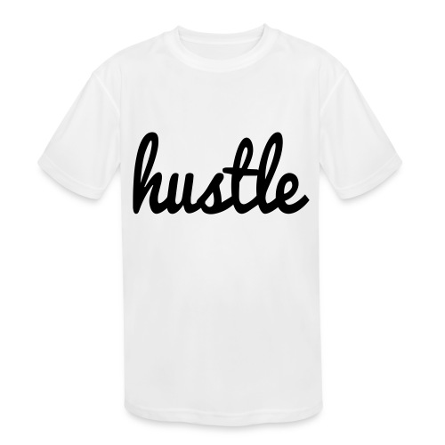 hustle vector - Kids' Moisture Wicking Performance T-Shirt