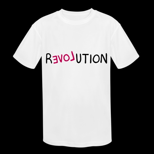 re-LOVE-ution - Kids' Moisture Wicking Performance T-Shirt