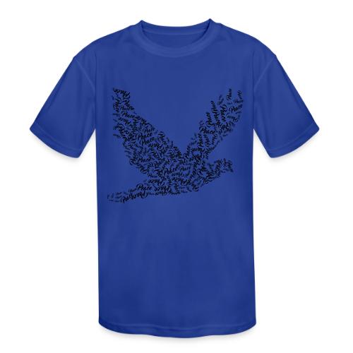 DOVE Peace in FLIGHT - Kids' Moisture Wicking Performance T-Shirt