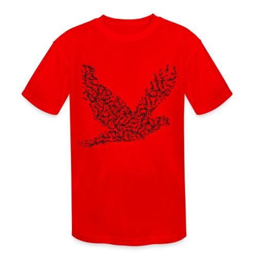 DOVE Peace in FLIGHT - Kids' Moisture Wicking Performance T-Shirt
