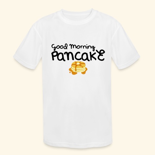 Good Morning Pancake Mug - Kids' Moisture Wicking Performance T-Shirt