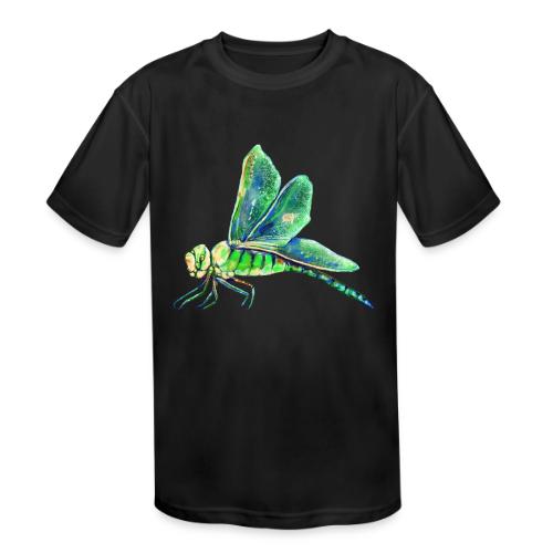 green dragonfly - Kids' Moisture Wicking Performance T-Shirt