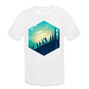 D20 Dungeon Master Family Game Night - Kids' Moisture Wicking Performance T-Shirt - white - Front