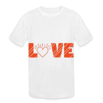 Love Stitching Knitting Wool - Kids' Moisture Wicking Performance T-Shirt - white - Front