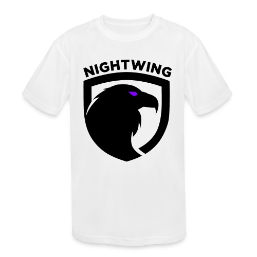 Nightwing Black Crest - Kids' Moisture Wicking Performance T-Shirt