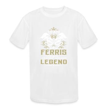 Ferris Name T Shirt - Ferris Dragon Lifetime Membe - Kids' Moisture Wicking Performance T-Shirt - white - Front