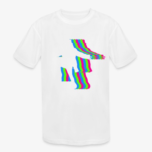 silhouette rainbow cut 1 - Kids' Moisture Wicking Performance T-Shirt