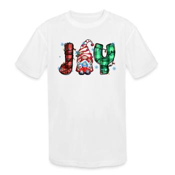 Joy of Christmas - Kids' Moisture Wicking Performance T-Shirt - white - Front