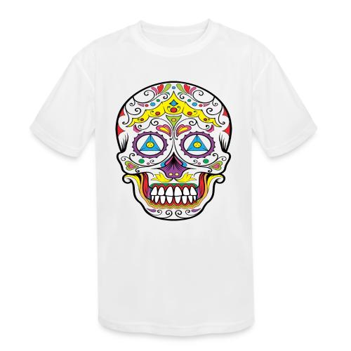 Skull - Kids' Moisture Wicking Performance T-Shirt