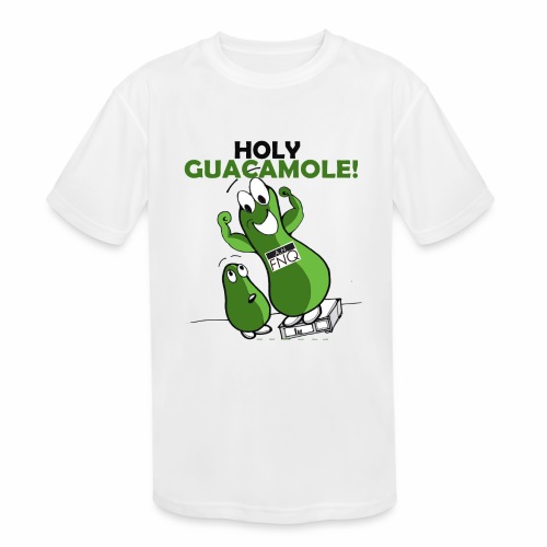 Holy Guacamole Giant Avocado T-shirt - Kids' Moisture Wicking Performance T-Shirt