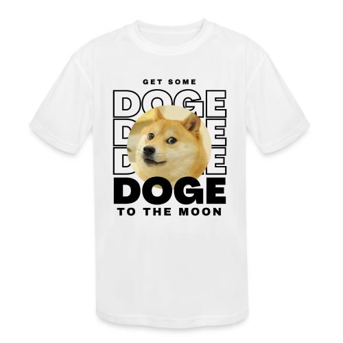 Doge - Kids' Moisture Wicking Performance T-Shirt