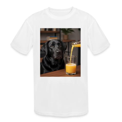 Golden Retriever Chill Juice Vibes - Kids' Moisture Wicking Performance T-Shirt
