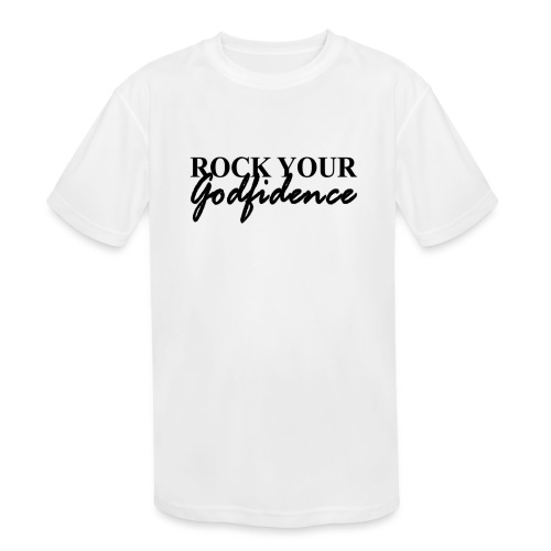 Rock Your Godfidence Tee - Kids' Moisture Wicking Performance T-Shirt