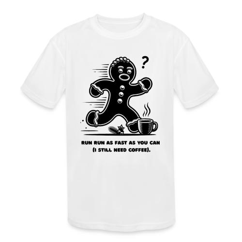 Gingerbread Man T-Shirt - Kids' Moisture Wicking Performance T-Shirt