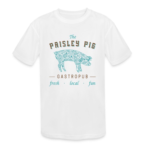 The Paisley Pig Gastropub - Kids' Moisture Wicking Performance T-Shirt