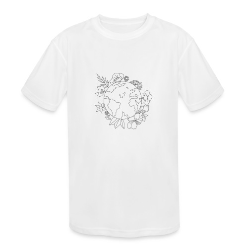 Love Blooms - Kids' Moisture Wicking Performance T-Shirt